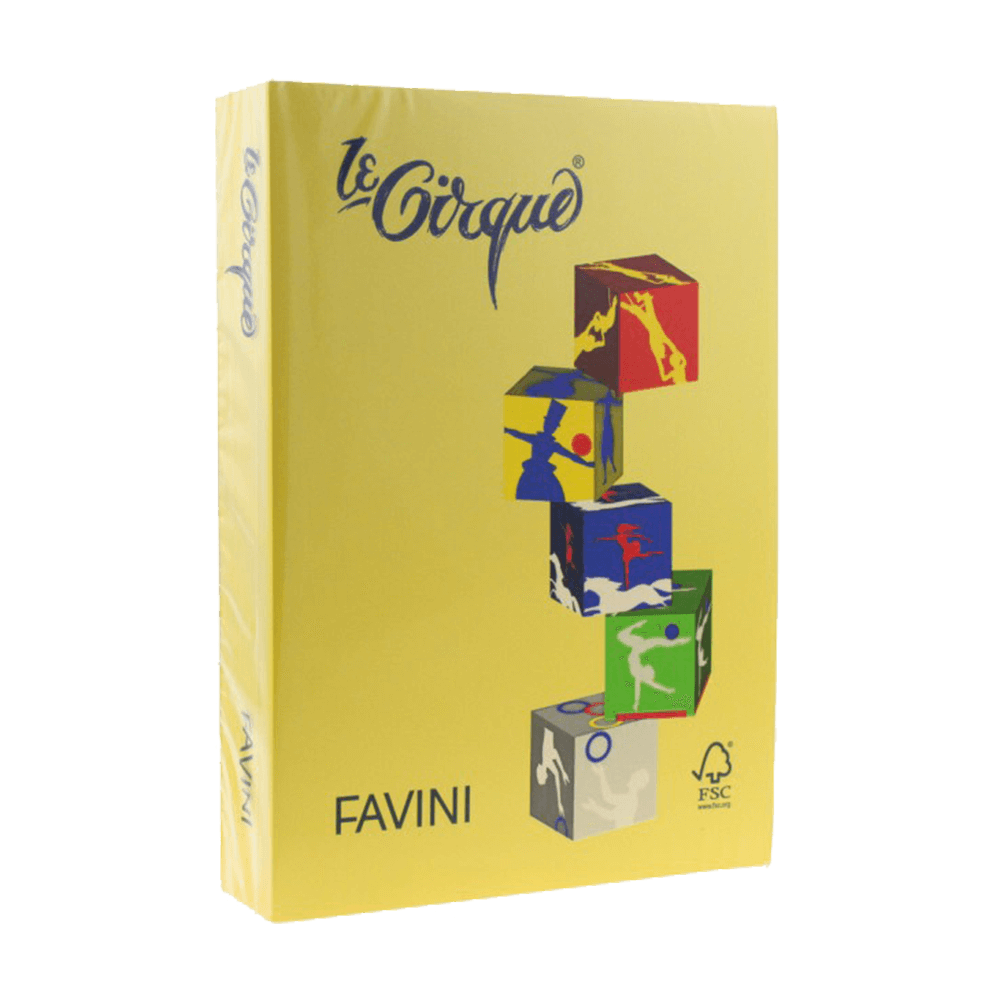 FAVINI ΧΑΡΤΙ Α4 80gsm ΚΙΤΡΙΝΟ ΦΩΤΕΙΝΟ 500 ΦΥΛΛΑ