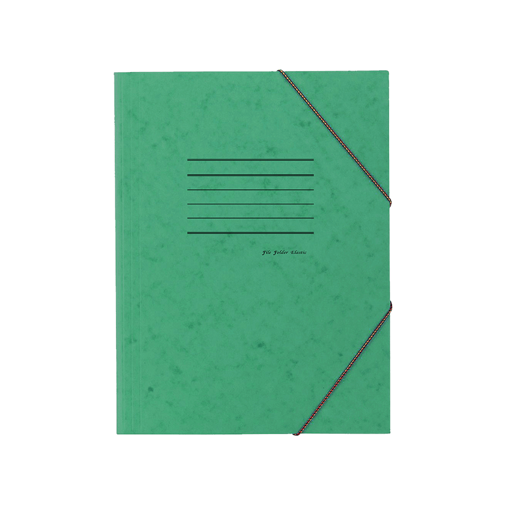 LEIZER ΝΤΟΣΙΕ ΜΕ ΛΑΣΤΙΧΟ ΠΡΕΣΠΑΝ ΓΡΑΜΜΕΣ 26x34cm ΠΡΑΣΙΝΟ  (Το προιόν πωλείται σε μεμονωμένα τεμάχια του ενός)