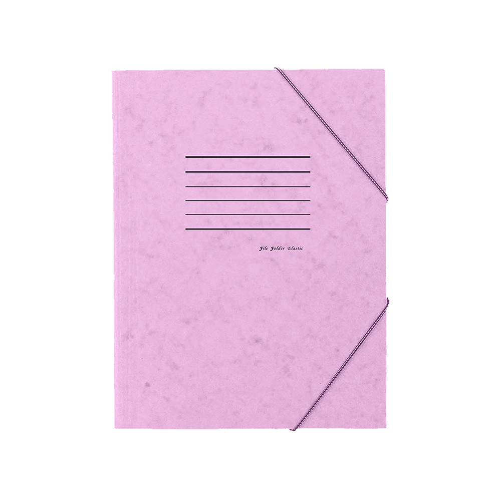 LEIZER ΝΤΟΣΙΕ ΜΕ ΛΑΣΤΙΧΟ ΠΡΕΣΠΑΝ ΓΡΑΜΜΕΣ 26x34cm ΡΟΖ 50 ΤΕΜΑΧΙΑ (Το προιόν πωλείται σε μεμονωμένα τεμάχια του ενός)