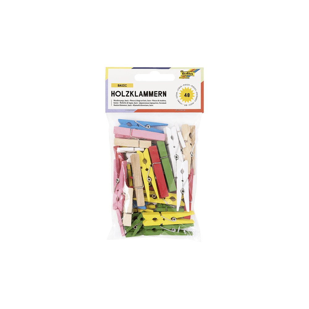 FOLIA ΜΑΝΤΑΛΑΚΙΑ ΞΥΛΙΝΑ 48 ΤΕΜΑΧΙΑ ΑΣΣΟΡΤΙ