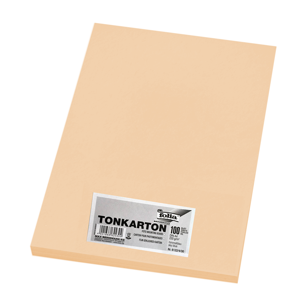 FOLIA ΧΑΡΤΟΝΙ Α4 220gsm CHAMOIS ΜΠΕΖ 100 ΦΥΛΛΑ