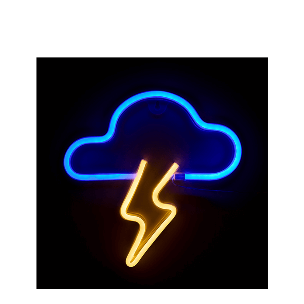 MUITOMAS ΦΩΤΙΣΤΙΚΟ ΕΠΙΤΟΙΧΙΟ ΝΕΟΝ 5W/5V 29.5x23x2.5cm ΚΕΡΑΥΝΟΣ