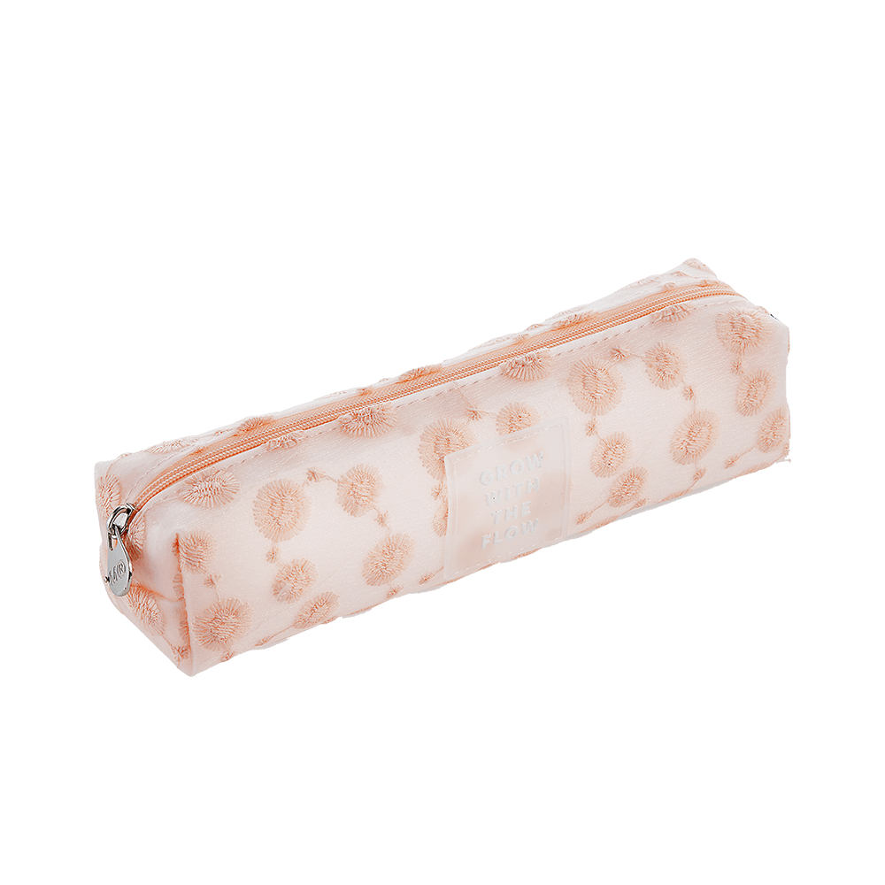 MIQUELRIUS ΚΑΣΕΤΙΝΑ ΘΗΚΗ 20x4.5x4.5cm FLOWERS ΡΟΖ