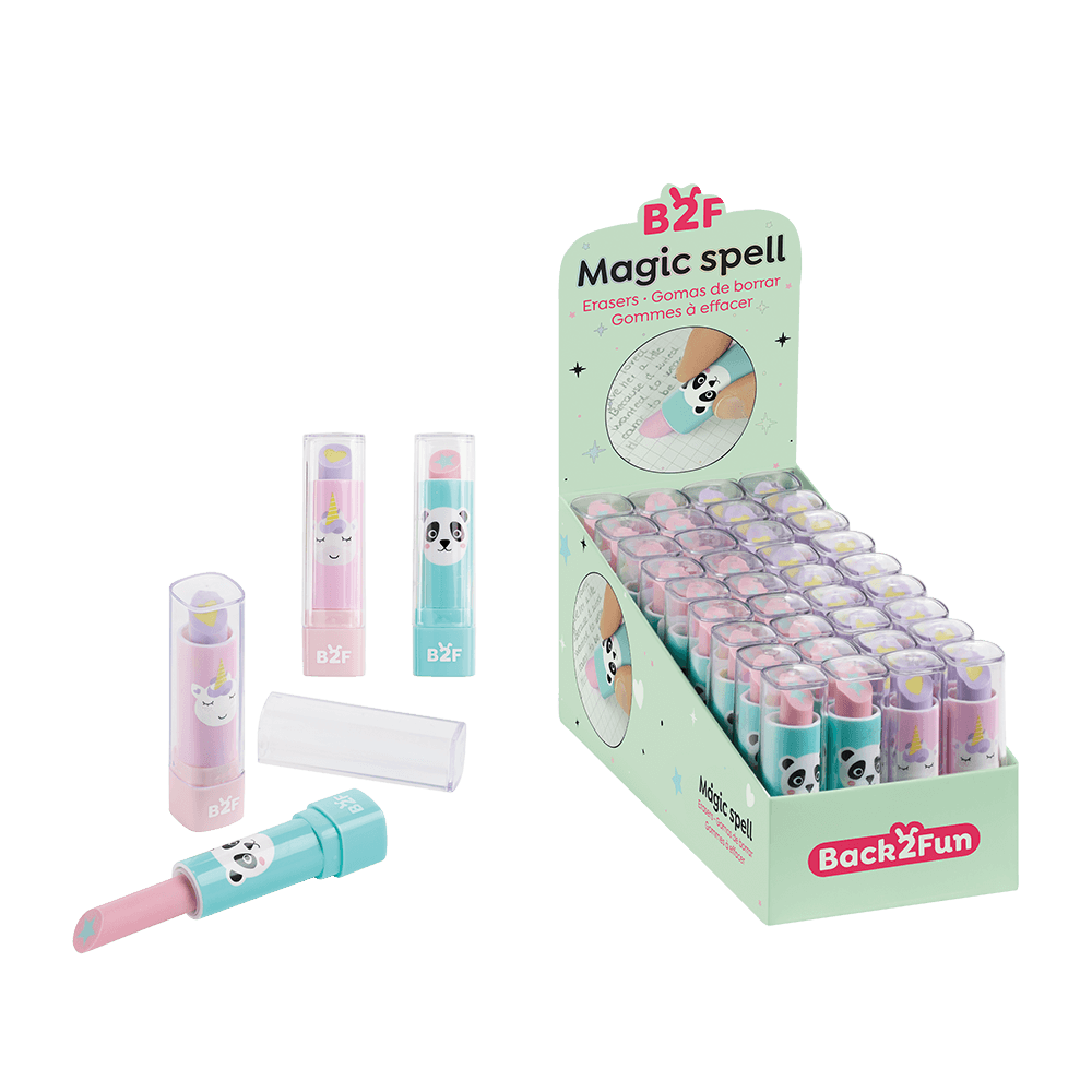 BACK2FUN ΒΙΤΡΙΝΑ ΓΕΜΑΤΗ ΓΟΜΑ ΚΡΑΓΙΟΝ MAGIC ANIMALS ΑΣΣΟΡΤΙ 36 ΤΕΜΑΧΙΑ (Το προιόν πωλείται σε μεμονωμένα τεμάχια του ενός)