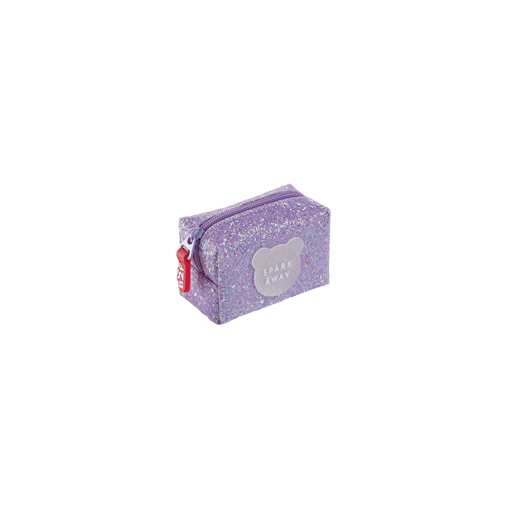 MIQUELRIUS ΠΟΡΤΟΦΟΛΙ ΓΙΑ ΚΕΡΜΑΤΑ 10x7x5cm B2FUN SHINY ΜΩΒ