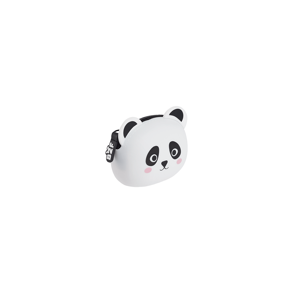MIQUELRIUS ΠΟΡΤΟΦΟΛΙ ΓΙΑ ΚΕΡΜΑΤΑ ΣΙΛΙΚΟΝΗΣ 9x7x3.5cm B2FUN PUPPIES PANDA