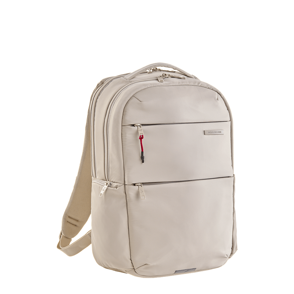 MIQUELRIUS ΤΣΑΝΤΑ ΠΛΑΤΗΣ LAPTOP 35x46x12cm 16'' BAG TO WORK ΜΠΕΖ