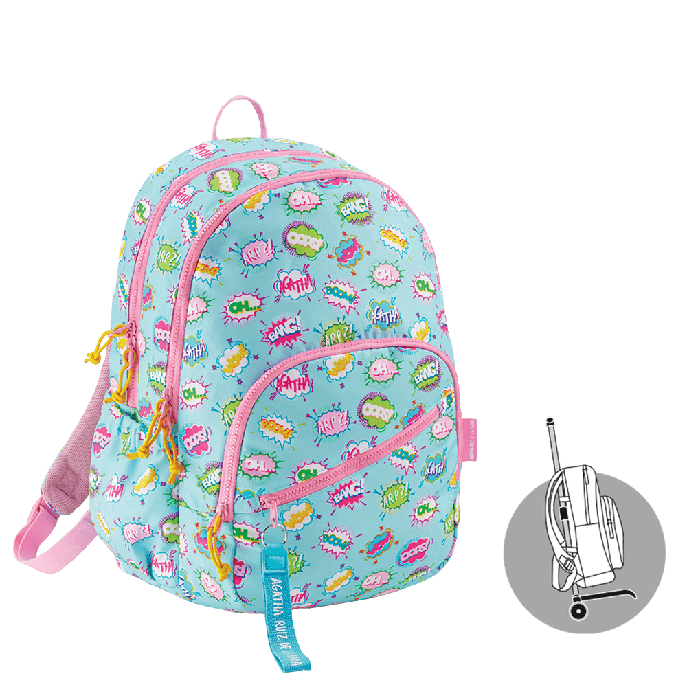 MIQUELRIUS ΤΣΑΝΤΑ ΠΛΑΤΗΣ ΤΡΟΛΕΥ 41x28x16.5cm AGATHA RUIZ DE LA PRADA WOW MIQUELRIUS ΤΣΑΝΤΑ ΠΛΑΤΗΣ ΤΡΟΛΕΥ 41x28x16.5cm AGATHA RUIZ DE LA PRADA WOW