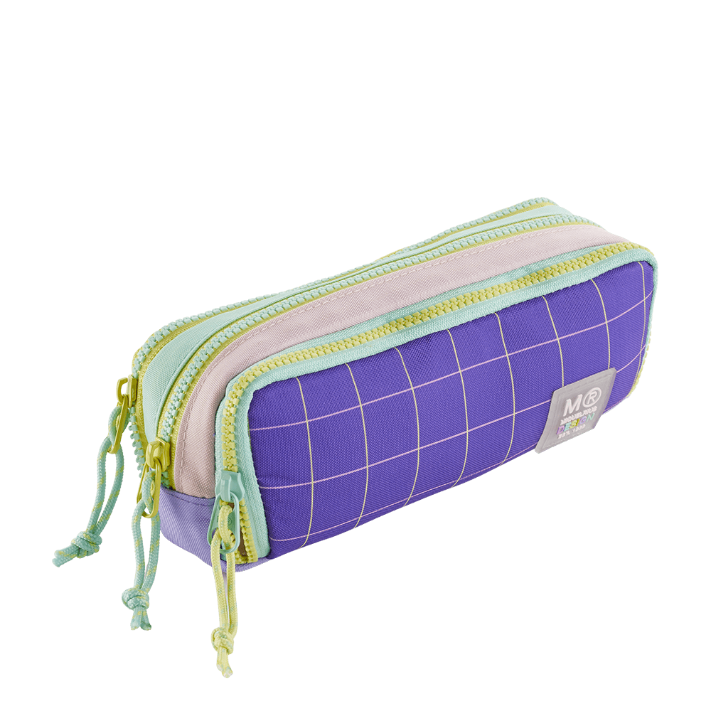 MIQUELRIUS ΚΑΣΕΤΙΝΑ ΘΗΚΗ ΤΡΙΠΛΗ 21x9x7cm RIDER SQUARE ΒΙΟΛΕΤΙ