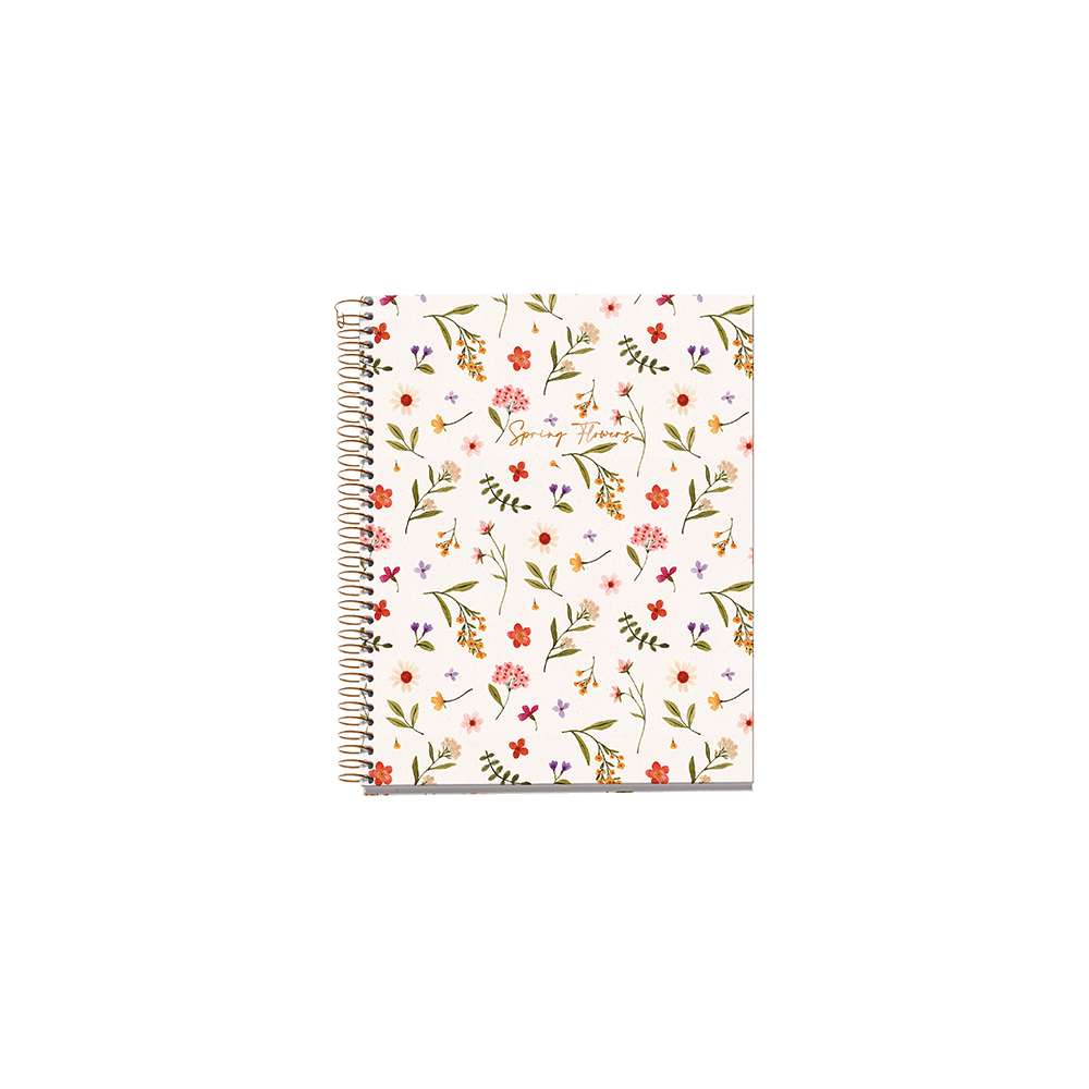 MIQUELRIUS ΤΕΤΡΑΔΙΟ ΡΙΓΕ ΣΠΙΡΑΛ 120 ΦΥΛΛΑ 14.8x21cm 70gsm SPRING FLOWERS CREAM MIQUELRIUS ΤΕΤΡΑΔΙΟ ΡΙΓΕ ΣΠΙΡΑΛ 120 ΦΥΛΛΑ 14.8x21cm 70gsm SPRING FLOWERS CREAM