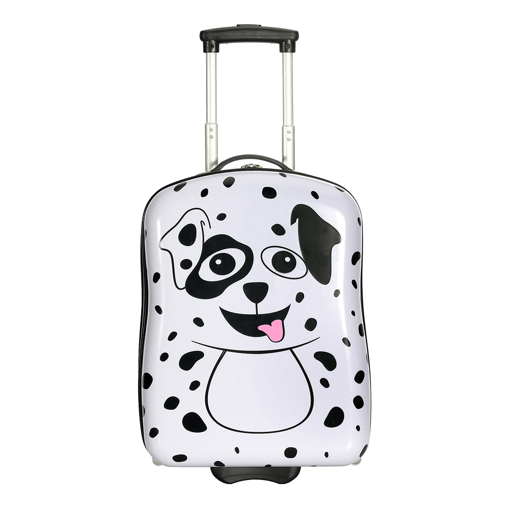 SNOWBALL ΒΑΛΙΤΣΑ ΤΡΟΧΗΛΑΤΗ 2 ΡΟΔΕΣ ΠΑΙΔΙΚΗ 44x34x19cm ΑΣΠΡΟΜΑΥΡΗ