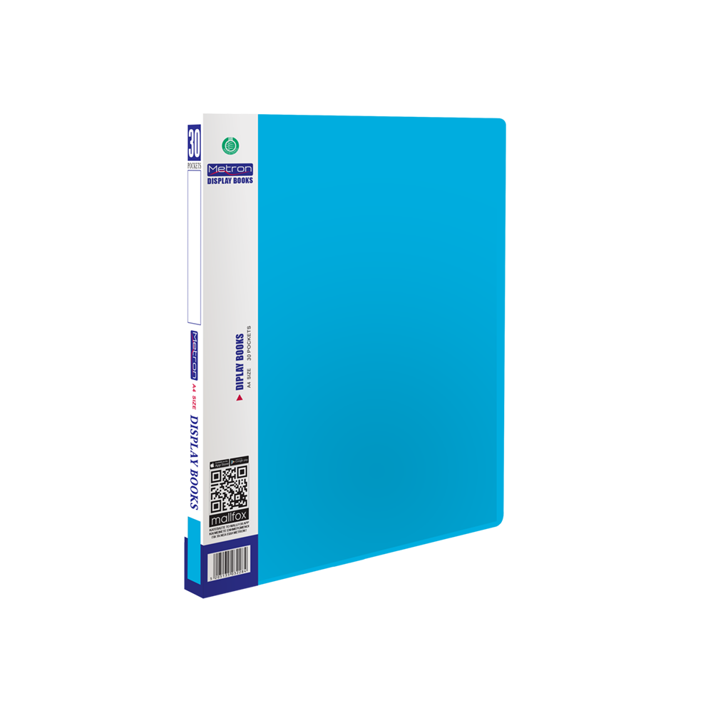 METRON ΣΟΥΠΛ Α4 30 ΘΕΣΕΩΝ PASTEL ΜΠΛΕ