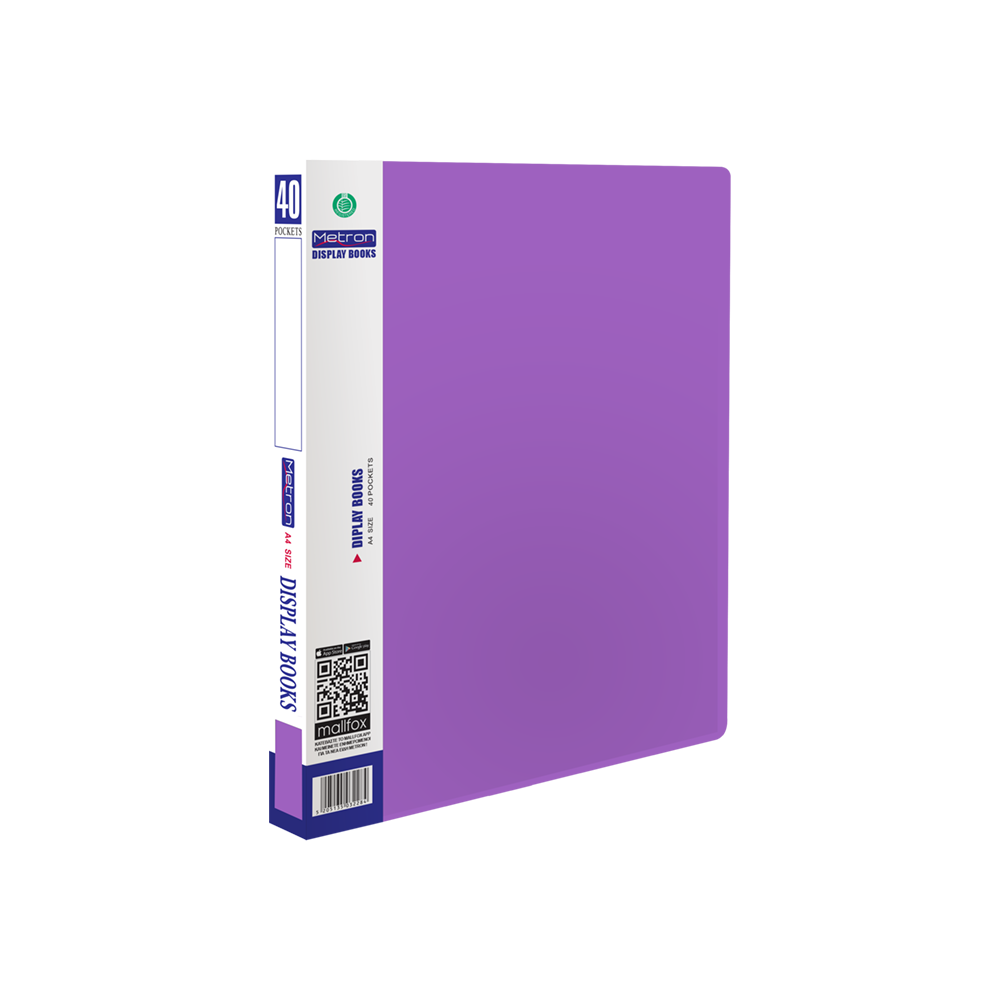 METRON ΣΟΥΠΛ Α4 40 ΘΕΣΕΩΝ PASTEL ΜΩΒ