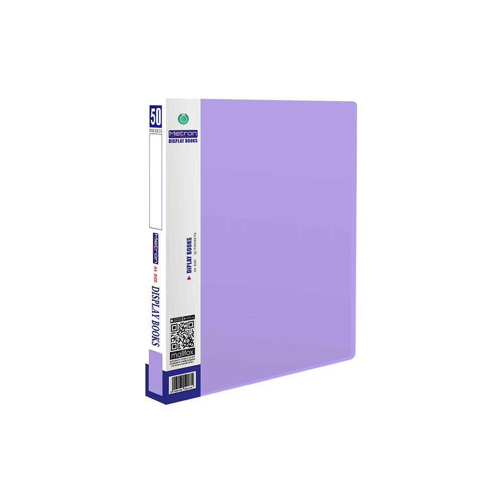 METRON ΣΟΥΠΛ Α4 50 ΘΕΣΕΩΝ PASTEL ΜΩΒ