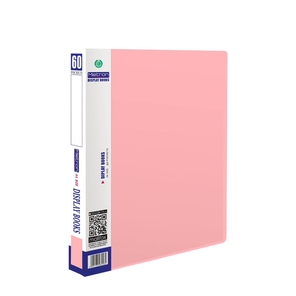 METRON ΣΟΥΠΛ Α4 60 ΘΕΣΕΩΝ PASTEL ΡΟΖ