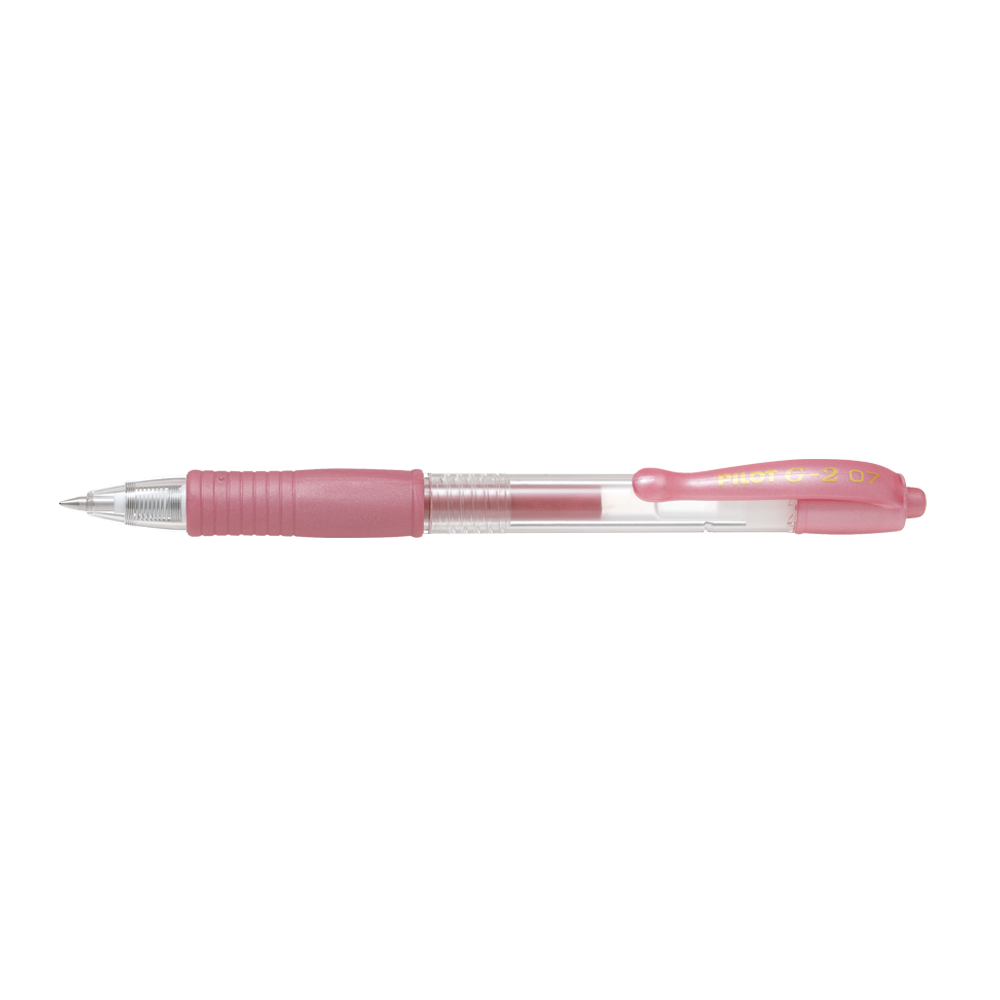 PILOT ΣΤΥΛΟ G-2 0.7mm ΜΕΤΑΛΛΙΚΟ ΡΟΖ 12 ΤΕΜΑΧΙΑ (Το προιόν πωλείται σε μεμονωμένα τεμάχια του ενός)