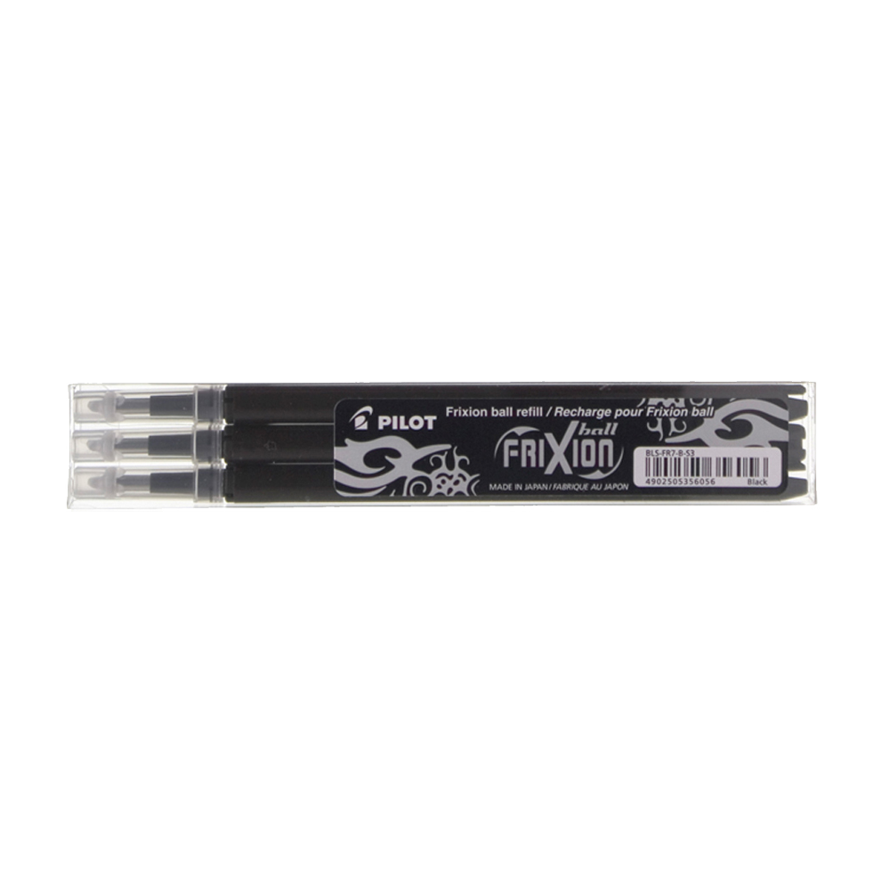 PILOT ΑΝΤΑΛΛΑΚΤΙΚΟ ΜΑΥΡΟ ΜΕΛΑΝΙ FRIXION BALL 0.7mm MEDIUM 3x12 ΤΕΜΑΧΙΑ (Το προιόν πωλείται σε μεμονωμένα τεμάχια του ενός)
