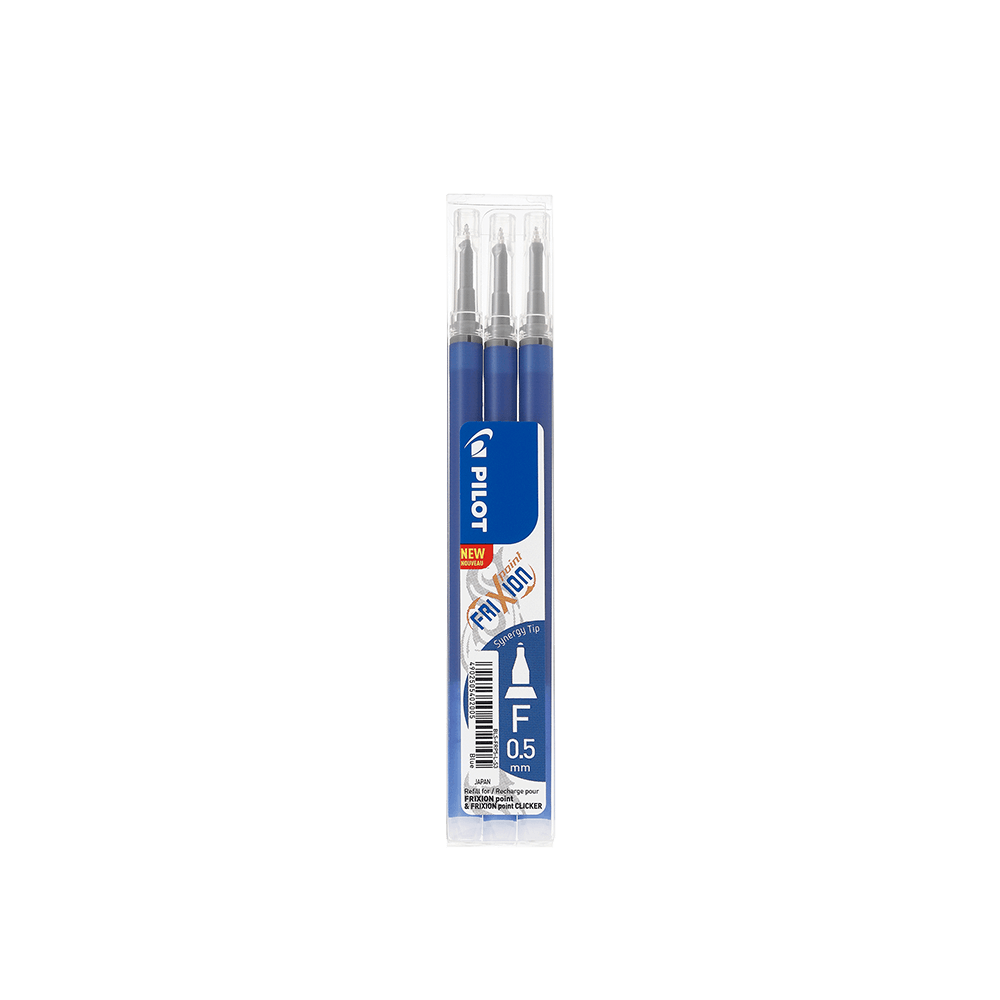 PILOT ΑΝΤΑΛΛΑΚΤΙΚΟ ΜΠΛΕ ΜΕΛΑΝΙ FRIXION POINT 0.5mm FINE 3x (Το προιόν πωλείται σε μεμονωμένα τεμάχια του ενός)