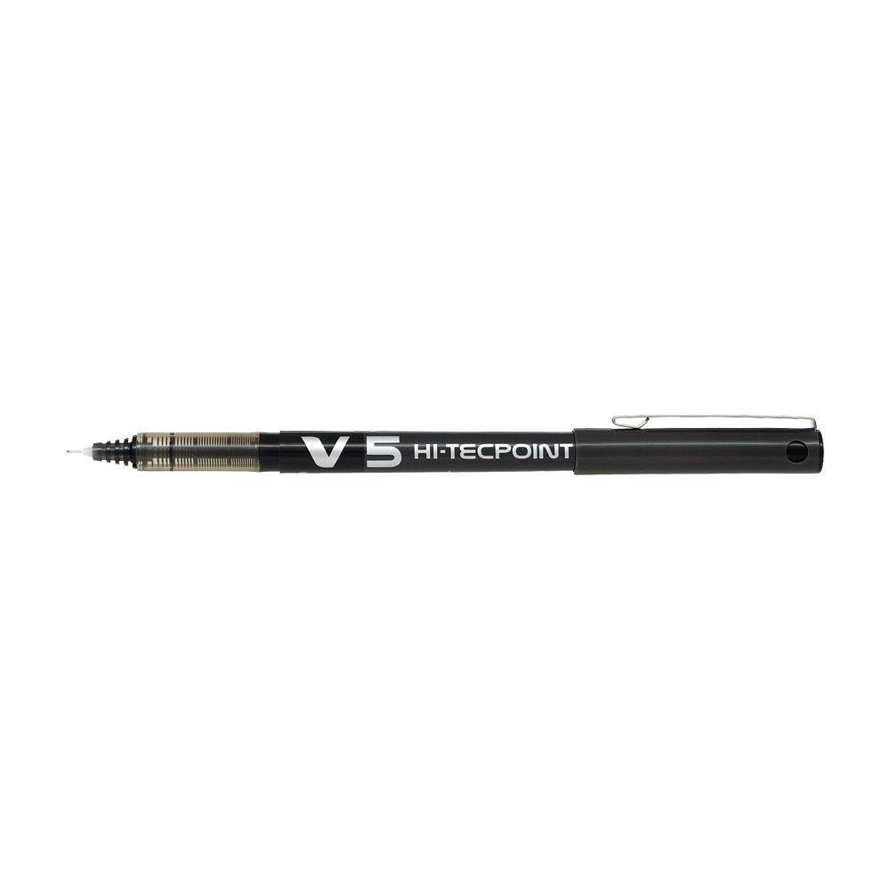 PILOT ΣΤΥΛΟ ΥΓΡΗΣ ΜΕΛΑΝΗΣ V5 HI-TECPOINT 0.5mm ΜΑΥΡΟ 12 ΤΕΜΑΧΙΑ (Το προιόν πωλείται σε μεμονωμένα τεμάχια του ενός)