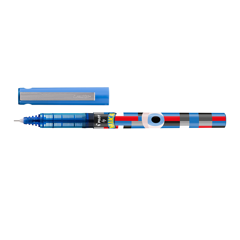 PILOT ΣΤΥΛΟ ΥΓΡΗΣ ΜΕΛΑΝΗΣ V5 HI-TECPOINT 0.5mm MIKA 'EYE 'ΜΠΛΕ 12 ΤΕΜΑΧΙΑ (Το προιόν πωλείται σε μεμονωμένα τεμάχια του ενός)