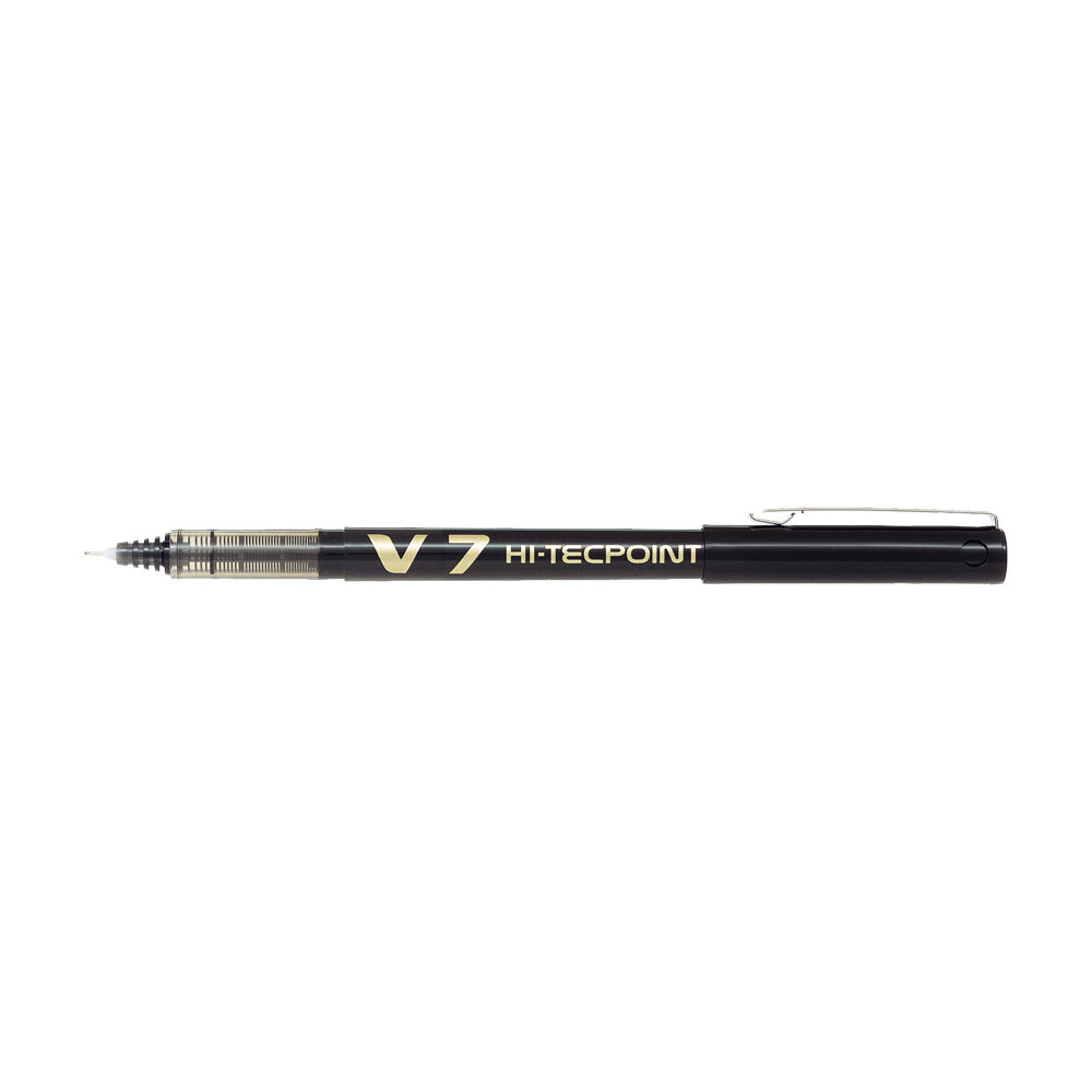 PILOT ΣΤΥΛΟ ΥΓΡΗΣ ΜΕΛΑΝΗΣ V7 HI-TECPOINT 0.7mm ΜΑΥΡΟ 12 ΤΕΜΑΧΙΑ (Το προιόν πωλείται σε μεμονωμένα τεμάχια του ενός)