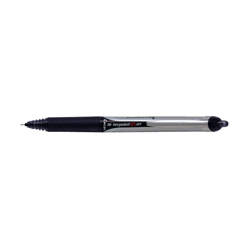 PILOT ΣΤΥΛΟ ΥΓΡΗΣ ΜΕΛΑΝΗΣ ΚΟΥΜΠΙ HI-TECPOINT V5 RT 0.5mm ΜΑΥΡΟ 12 ΤΕΜΑΧΙΑ (Το προιόν πωλείται σε μεμονωμένα τεμάχια του ενός)