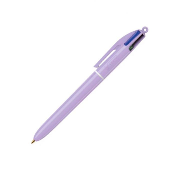 BIC ΣΤΥΛΟ 4 ΧΡΩΜΑΤΩΝ MEDIUM 1.0MM PASTEL ΜΩΒ