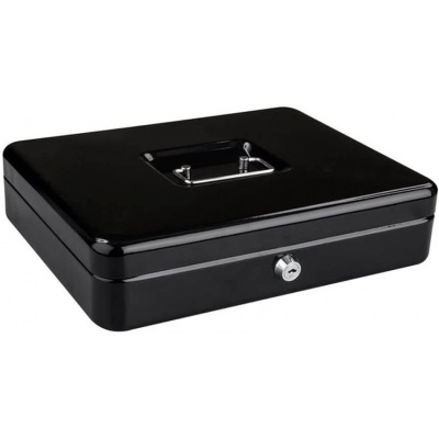 ΧΡΗΜΑΤΟΚΙΒΩΤΙΑ ALCO 12" 310X225X75mm ΜΑΥΡΟ