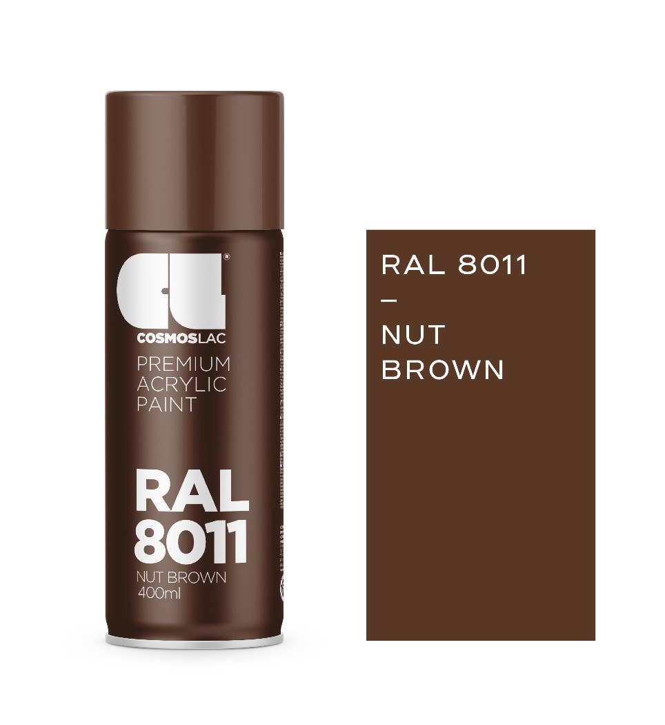 ΣΠΡΕΙ ΧΡΩΜΑΤΟΣ 8011 NUT BROWN 400ml ΣΠΡΕΙ ΧΡΩΜΑΤΟΣ 8011 NUT BROWN 400ml