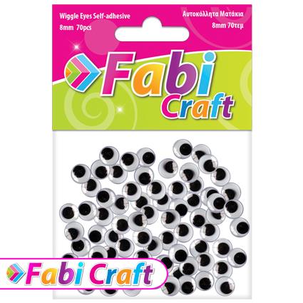 ΜΑΤΑΚΙΑ ΑΥΤΟΚΟΛΛΗΤΑ FABI 8mm 70 ΤΕΜ.