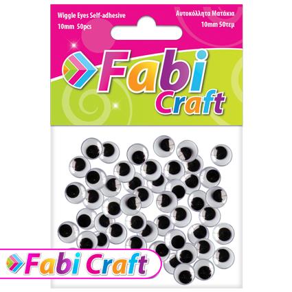 ΜΑΤΑΚΙΑ ΑΥΤΟΚΟΛΛΗΤΑ FABI 10MM 50 ΤΜΧ