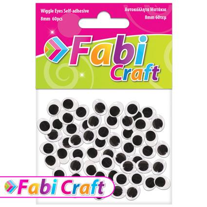 ΜΑΤΑΚΙΑ ΑΥΤΟΚΟΛΛΗΤΑ FABI ΟΒΑΛ 8Χ10MM 70 ΤΜΧ.