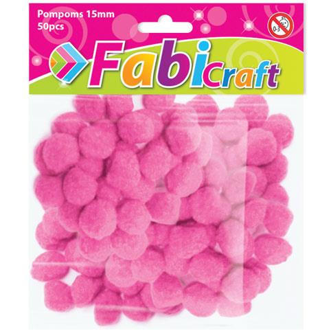 POMPOMS FABI 1.5MM 50ΤΕΜ ΡΟΖ