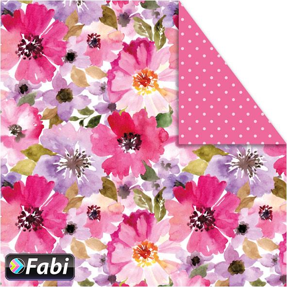 Χαρτόνι Fabi 50x70εκ Λουλούδια Garden 1455102