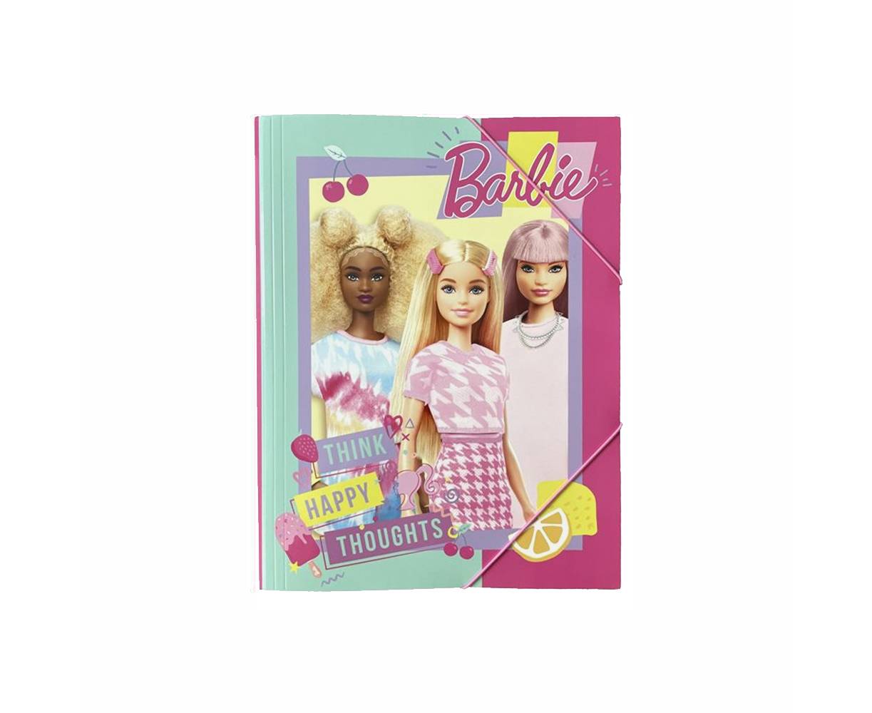 GIM ΝΤΟΣΙΕ ΜΕ ΛΑΣΤΙΧΟ ΣΧΟΛΙΚΟ Α4 BARBIE