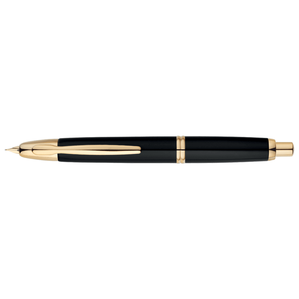 PILOT FINE WRITING ΠΕΝΑ 18Κ. CAPLESS GOLD TRIMS MEDIUM ΜΑΥΡΗ
