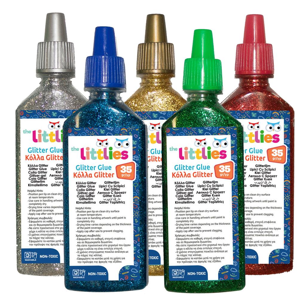 ΚΟΛΛΑ GLITTER 35γρ. THE LITTLIES ΣΕ 5 ΧΡΩΜΑΤΑ ΚΟΛΛΑ GLITTER 35γρ. THE LITTLIES ΣΕ 5 ΧΡΩΜΑΤΑ