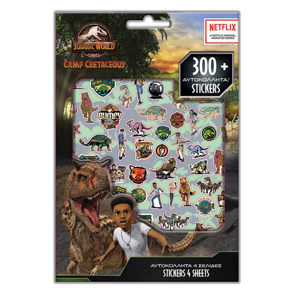 Αυτοκόλλητα Jurassic World Μπλοκ 300 Τμχ., 14,5x21,5 εκ.