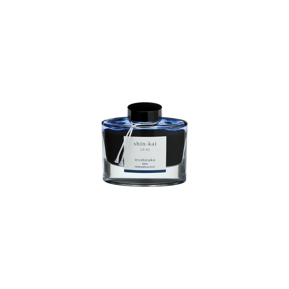 PILOT FINE WRITING ΜΕΛΑΝΙ ΠΕΝΑΣ ΜΠΛΕ IROSHIZUKU 50cc SHIN-KAI