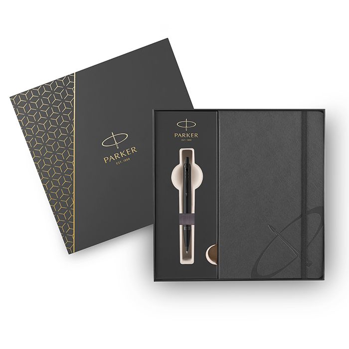 ΣΕΤ ΔΩΡΟΥ PARKER ΣΤΥΛΟ BALLPEN IM CR METAL BLACK BT + ΣΗΜΕΙΩΜΑΤΑΡΙΟ 1159.2303.62