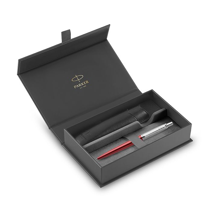 ΣΕΤ ΔΩΡΟΥ PARKER ΣΤΥΛΟ BALLPEN JOTTER CORE KENSINGTON RED CT + ΜΑΥΡΗ ΘΗΚΗ 1171.1218.03