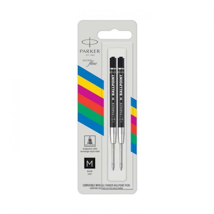 Ρ STD ECONOMY REFILL BPen BLACK MED BL2 Box12