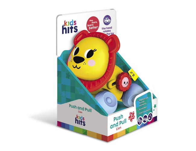 KIDS HITS ΠΑΙΧΝΙΔΙ ΩΘΗΣΗΣ ΚΑΙ ΕΛΞΗΣ ΛΙΟΝΤΑΡΙ ΓΙΑ 1+ ΕΤΩΝ KIDS HITS ΠΑΙΧΝΙΔΙ ΩΘΗΣΗΣ ΚΑΙ ΕΛΞΗΣ ΛΙΟΝΤΑΡΙ ΓΙΑ 1+ ΕΤΩΝ