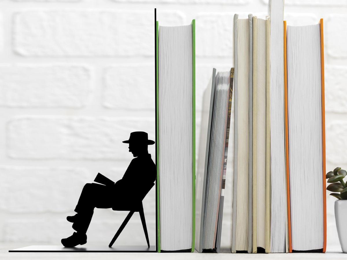 ΒΙΒΛΙΟΣΤΑΤΗΣ I-TOTAL MAN READING XL2099 10X17X10CM ΒΙΒΛΙΟΣΤΑΤΗΣ I-TOTAL MAN READING XL2099 10X17X10CM
