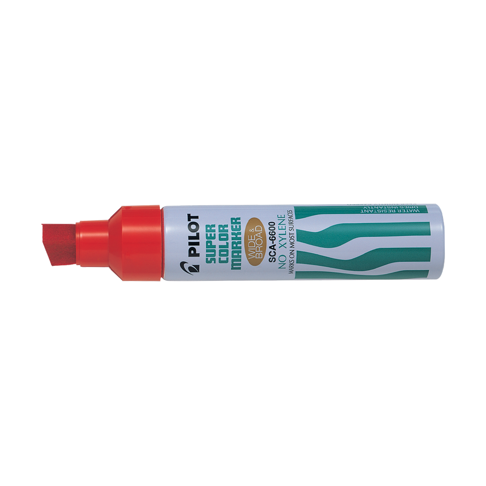 PILOT ΜΑΡΚΑΔΟΡΟΣ ΑΝΕΞΙΤΗΛΟΣ SUPER COLOR EXTRA BROAD SCA-6600 ΚΟΚΚΙΝΟ