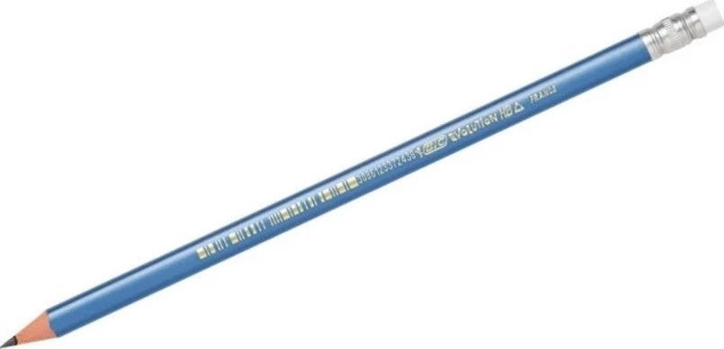 BIC EVOLUTION ΜΟΛΥΒΙ HB ΜΕ ΓΟΜΑ ΓΑΛΑΖΙΟ