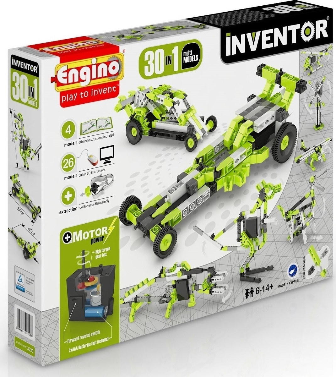 ENGINO - CREATIVE BUILDER - MOTORISED - 30 MODELS