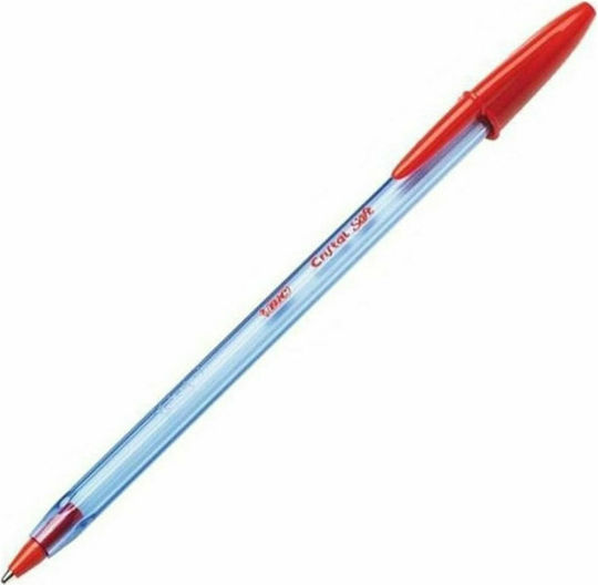 BIC ΣΤΥΛΟ BALLPOINT 1.2MM ΚΟΚΚΙΝΟ CRISTAL SOFT