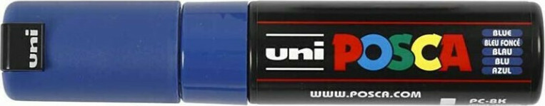 ΜΑΡΚΑΔΟΡΟΙ UNI POSCA PC-8K ΧΟΝΔΡΟ ΜΠΛΕ ΣΚΟΥΡΟ ΜΑΡΚΑΔΟΡΟΙ UNI POSCA PC-8K ΧΟΝΔΡΟ ΜΠΛΕ ΣΚΟΥΡΟ