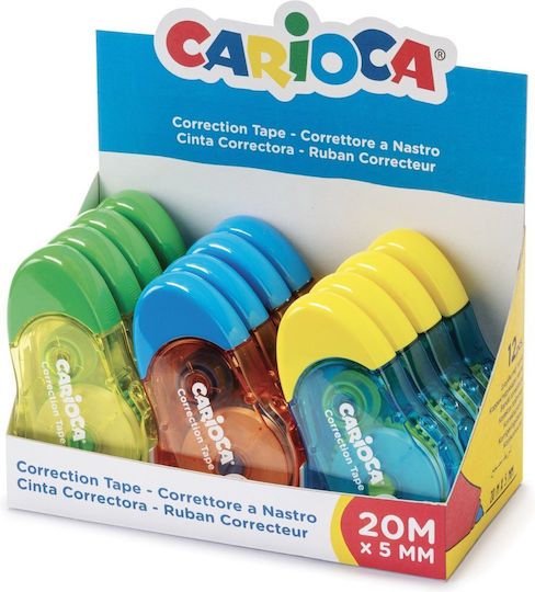 Carioca Διορθωτική Ταινία (Διάφορα Χρώματα) 1τμχ